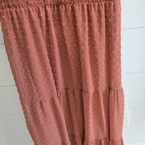 Lucy Avenue womens maxi smocked dress, small - Picture 4 of 7